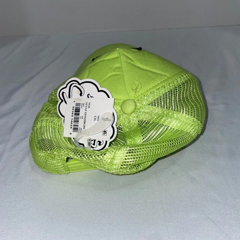 The Simpsons Bart Simpson Neon Green Trucker Hat Snapback Mad Engine